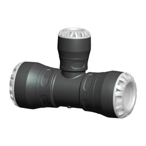 T-rør 63-32-63mm Plasson